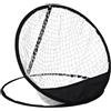 DEARMAMY Rete da Chipping Golf per Allenamento Indoor Outdoor, Nero ABS | Montaggio Rapido, Design Portatile, per Tecnica e Precisione, Uso Versatile, Accessorio Golf Donna