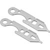 PATIKIL Strumenti per Freccette, 2pz Strumento Metallo Gestione Testa Freccette Accessori Caricare e Scaricare Asta Alluminio Testa Specifica Freccette, Tono Argento