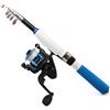 Fxzqgnh Canna da Pesca Telescopica Compatta, 2.1 metri | Composito, lunghezza retratta 32 cm, 5 o più sezioni, , , fibra di vetro, metallo, suma, per outdoor