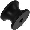 VILLCASE Rullo Guida Ancora per Yacht in Nylon Nero 2,4x1,7 Pollici | Foro 13,4mm e Scanalatura 31mm, Layout Compatto, per Ancore su Yacht in Mare Agitato
