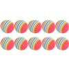 YARNOW 10 Pezzi Pallina di Spugna da Allenamento Golf, Morbida Arcobaleno
