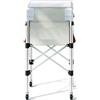 Generico Carrello Pieghevole For Palline Da Tennis Con Custodia For Allenamento | Carrello for palline da tennis pieghevole con ruote,altezza regolabile 88-120 cm