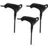 Kisangel 5 Pezzi Chiave a T per Pattini e Skateboard 4mm Impugnatura | Strumento Nero in Pvc, Forma Semplice a T e Testa Piatta, per Manutenzione a Casa di Ruote e Viti