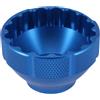 Generic 44 millimetri 16 Notch Bike Movimento Centrale Socket Tool in Alluminio | Rotore a 16 punti, chiave a cricchetto da 3/8, strumento di riparazione bicicletta, struttura in alluminio
