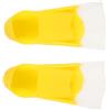 Beavorty 2 Pezzi Pinne da Nuoto in Silicone Gialle, Leggere e Flessibili | Accessorio per Piscina e Mare, Uso Portatile, Aiuta Nuoto, Taglia 31-32, Corto