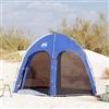 Generic Tenda da piscina con tetto, blu azzurro, 366 x 305 x 231 cm | Poliestere con rivestimento in PU, impermeabile, telaio in fibra di vetro, portatile, per giardino e terrazza