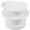 WRITWAA Tappo Bianco Ricambio Filettato Scarico, per Refrigeratore | Assemblaggio da 1 Pollice e 1, 5 Pollici, Plastica, Finitura Speciale, per Uso Esterno e Patio