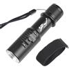 Hemobllo Torcia Subacquea Ipx8 con Cinghia, Lega di Alluminio, Nera