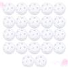 JUMPLAWN 22 Pezzi Pallina da Golf Forata in Pe Bianca per Pratica Indoor