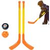 Generic Bastoni da hockey per bambini, set di mazze da hockey leggere, set di | Ergonomico strutturato anti slittamento impugnatura di precisione Flex Shaft dritto allineamento doppia partita palla