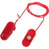 NIYANGLE Chiave di Sicurezza per Tapis da Corsa con Clip, Arresto Emergenza | Ricambio per Tapis da Corsa, ABS e Magnete, Avvio Rapido, Uso Domestico e Fitness, Colore Rosso