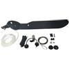 Gwyzax Kit timone kayak kayak timone sistema di controllo del piede per la | Controllo di precisione dello sterzo a pedale per la direzione della coda della barca kayak, kit in nylon resistente con