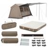 Yunmeryker Camping Tent Doppio Strato Rapido | Tiranti anti, da Trekking, Pernottamenti Esterni, Per Notti