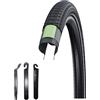 maxxi4you 1 x Schwalbe Big Ben Plus, GreenGuard, E-50 55-406 (20 x 2,15) con 3 leve per pneumatici