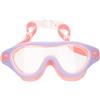 DEARMAMY Occhialini da Nuoto per Antiappannamento Impermeabili Rosa | Cinturino Regolabile, Materiale Plastico Resistente, Nessun Strappo AI Chioma, per Nuoto e Apprendimento