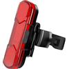 DEARMAMY Luce Posteriore per Bici Ricaricabile Usb, Installazione Rapida, Rossa | Capacità 210mah, Struttura in ABS e Pc, Resistente alla Pioggia, per Ciclismo e Campeggio