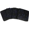 ifundom 4 Pezzi Tappeto Antivibrazione per Tapis e Macchina da Cucire Nero
