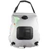 predolo Borsa per Doccia Solare e con Soffione , Grigio , size to 8 | Capacità , Sacca da Doccia Solare, Pieghevole, Serbatoio Acqua Portatile con Tubo, per Escursioni, Spiaggia