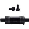 Girftong Movimento centrale per bicicletta in lega, 110-126 mm, colore: nero | Lega ad alta resistenza, per filettatura BSA, design conico quadrato, lunghezza 110-126 mm, finitura nera (110 mm)