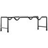 ComfyHarbor Supporto compatto in acciaio per manubri, 33 cm, salvaspazio