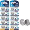 PKCELL 10 batterie al litio CR2430 da 3 V