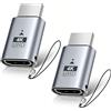 Truhuova HDMI Dummy Plug, EDID Emulator Virtual Monitor Headless Adapter for Remote Desktop, 4K @60Hz/1080P@120Hz, Adattatore HDMI Compatibile per Scheda Grafica PC Mac Laptop Grigio (2 pezzi)