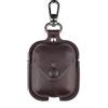 CasurvivePro Custodie per Cuffie per Custodia AirPods Cover, Custodie Cover in Pelle PU Business con Moschettone Apple AirPods 2a Gen 1a Custodia di Ricarica Custodie