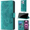CaseGla Cover per Xiaomi Redmi Note 12 Pro 5G / Poco X5 Pro 5G, Turchese | Blocco RFID, Portafoglio Pelle PU, Flip Libro, Porta Carte, Magnetica Libretto, Antiurto Protezione Completa