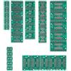 Fpbiagoq Kit di schede PCB ad alta conducibilità da SMD a DIP con layout ergonomico per prototipazione rapida e test di componenti per progetti elettronici