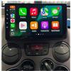 Generico Schermo Auto Panda 2003-2012 CarPlay Android Auto Fiat Panda Android 13 Autoradio con Navigatore GPS per Fiat Panda 2003-2012, Schermo da 9 Pollici Stereo 2 DIN con Bluetooth FM/RDS Mirror Link WiFi