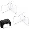 XIINGYAAN Set di 2 supporti per controller compatibili con PS5/PS4/Xbox/Switch | Supporto acrilico per controller e gamepad, supporto per joystick, tavolo da gioco, mensola per console, salvaspazio