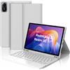 IVEOPPE Tastiera per Xiaomi Redmi Pad 2 11 Pollici/Xiaomi Redmi Pad SE 11 Pollici | Cover Keyboard Touchpad Staccabile, Italiano QWERTY, Custodia Tastiera Senza Fili Bluetooth per Redmi Pad 2, Grigio chiaro