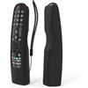 MOSHOU Custodia in Silicone Compatibile con LG Telecomando MR25GB MR24GN MR24GA MR23GN MR23GA MR22GN MR22GA MR21GA MR21GC,Cover per Telecomando LG,Guscio per TV 2025/2024/2023/2022/2021 (Nero)