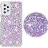 BLOTECH BackCover per Samsung Galaxy A23, Custodia Lucciante con Brillantini Glitters Ultra Sottile Design Case Cover di Alta qualità in Silicone TPU Bumper Protezione Cover per Samsung Galaxy A23,Viola