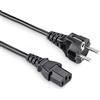HAMA Cavo alimentazione Schuko M/IEC 60320 C13 F (VDE) , 1,5 metri, nero, 1stella