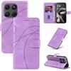 LACAE Cover a Libro per Motorola Moto G47 / G37 | Custodia Flip in Pelle PU, Porta Carte, Chiusura Magnetica, Funzione Supporto, Case, Purple