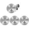 Bottone 5pcs LIR2032 3.6V batterie ricaricabili al litio batterie a bottone ideali per calcolatrici, fotocamere, orologi, torce elettriche ricaricabili a bottone