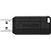 Verbatim FLASH PEN PINSTRIPE BLACK 64GB