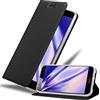 Cadorabo Custodia Libro per Huawei G7 Plus / G8 / GX8 in Classy Nero - con Vani di Carte, Funzione Stand e Chiusura Magnetica - Portafoglio Cover Case Wallet Book Etui Protezione