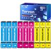 Torvon Multipack di cartucce compatibili con 603XL compatibili con Epson 603