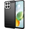 TingYR Cover Compatibile con Honor 200 Smart, Ultra Sottile di Gomma, Ottima Cover Antiurto TPU Flessibile, Custodia Case Compatibile con Honor 200 Smart Smartphone.(Nero)