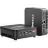 FIREBAT Mini PC, Ryzen 5 7430U (fino a 4,3 GHz, 6 Core/12 Thread), 16GB RAM 512GB SSD, Triple Display 4K@60Hz HDMI 2.0+DP+Type-C, WiFi 6, BT 5.2, Gigabit LAN, Mini Computer Compatto Ufficio e Casa