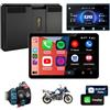 Jansite 6,25'' Schermo Carplay Moto con Wonder Wheel Nativa per BMW Motorrad