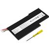 CYDZ-T&L battery BTY-M6K - Batteria per computer portatile MSI GF63 GF65 GF75 Thin, Bravo 15 17, Creator 15M 17M, WF65 WF75, serie Stealth Pro, 11,4 V, 52 Wh/4600 mAh, compatibile con MS-16R1 MS-16R2 MS-16R3 7B4 M. S