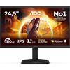 AOC Monitor AOC 25G4SXU - 24,5", 1080p (FHD) 1920x1080 Fast IPS, 300Hz (OC 310Hz), 1ms GtG, 0,3ms MPRT, Adaptive Sync, G-Sync