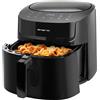 Emerio Grande friggitrice digitale ad aria calda, TOP AirFryer, friggere senza olio aggiuntivo, volume 7,2 litri, 8 programmi automatici, Cool Touch, senza BPA, riscaldamento rapido, 1800 Watt, AF
