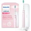 Philips Sonicare Serie 3100 Spazzolino elettrico sonico, con sensore di pressione incorporato, SmarTimer e QuadPacer, 1 testina, custodia da viaggio, rosa, HX3673/11, Sonicare 3100, Rosa