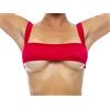 BODYZONE Canotta Sottoseno da Donna, Colore: Rosso, Taglia Unica