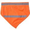 TOPINCN 2 pz/set bandana per animali domestici striscia riflettente collare notturno medio e piccolo cane cucciolo triangolo sciarpa bavaglino fazzoletto (L-arancione fluorescente)