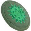 Vaguelly Tappetino Compatto e Facile da Trasportare in Cottone Verde per Ricamo Fatto a Mano, Design Semplice Accessorio per Ciotole Sonore Ciotola Sonora Buddista